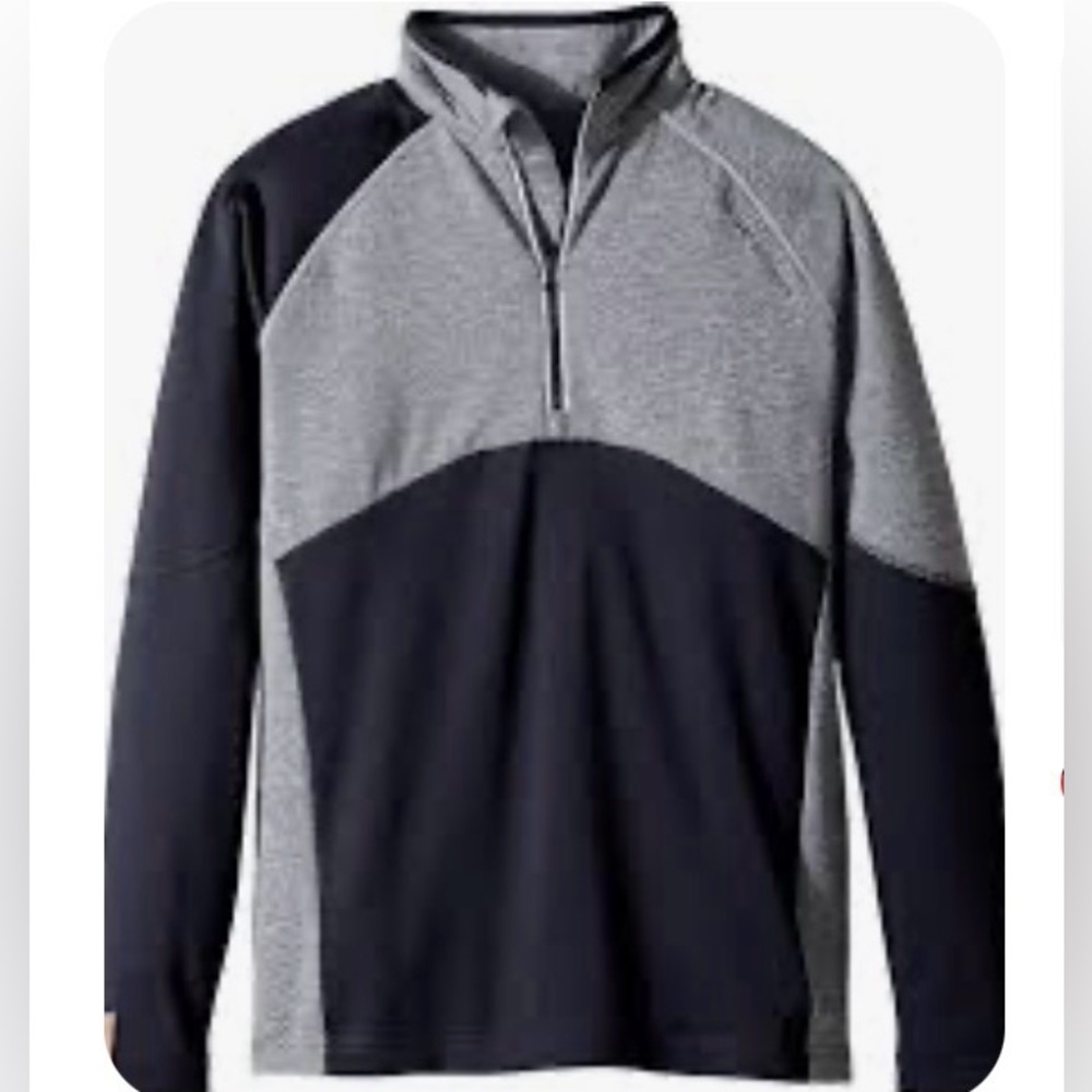 Obermeyer‎ Black Long Sleeve Shirt Mock Neck Pullover Quarter Zip youth Large